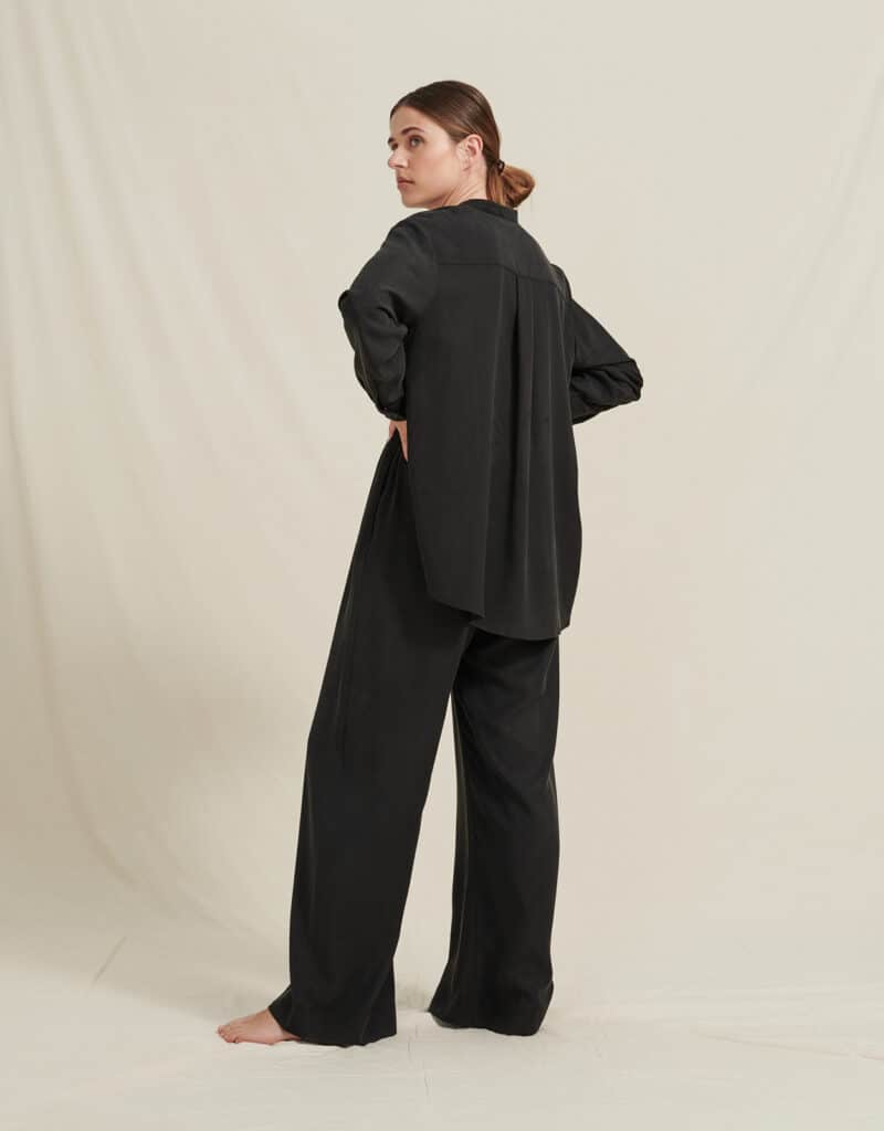 Daily shirt lyocell black - Image 7