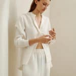 Airy Shirt White Soft Modal