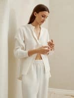 Airy Shirt White Soft Modal