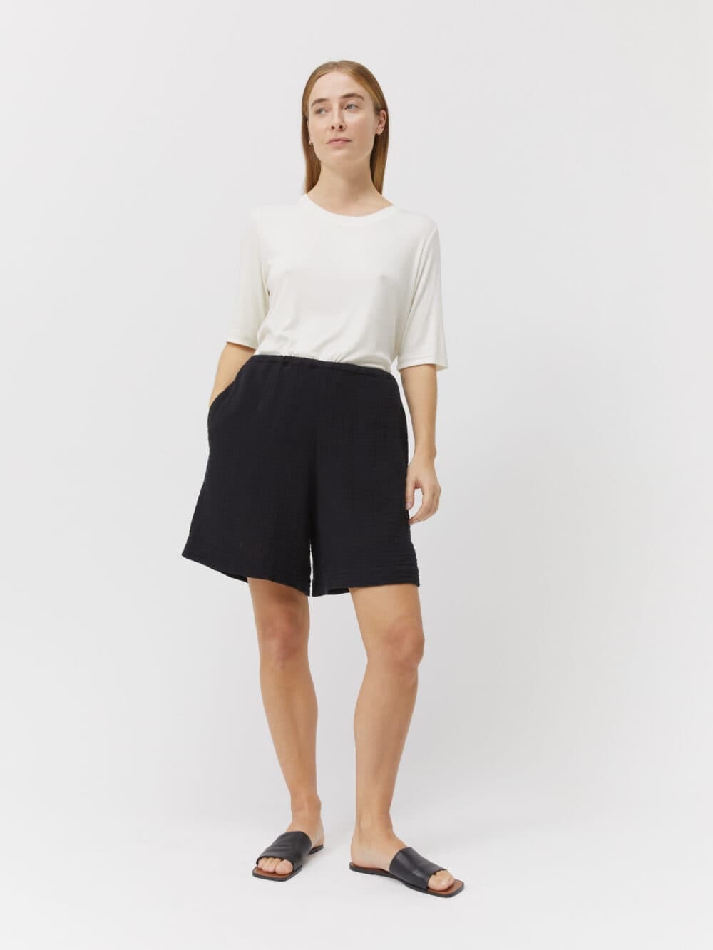 BASIC TEE IVORY – Bild 4