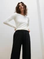 Basic Long Sleeve Ivory - Image 3
