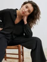 Daily shirt lyocell black - Image 9