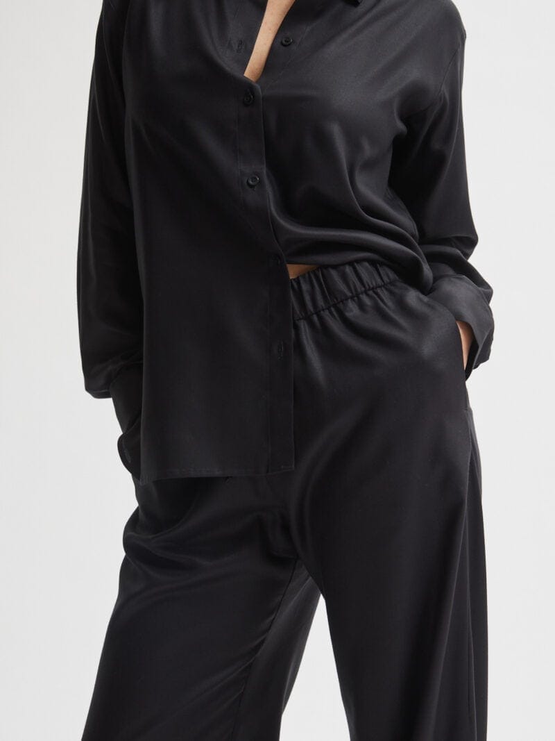 Daily shirt lyocell black - Image 4