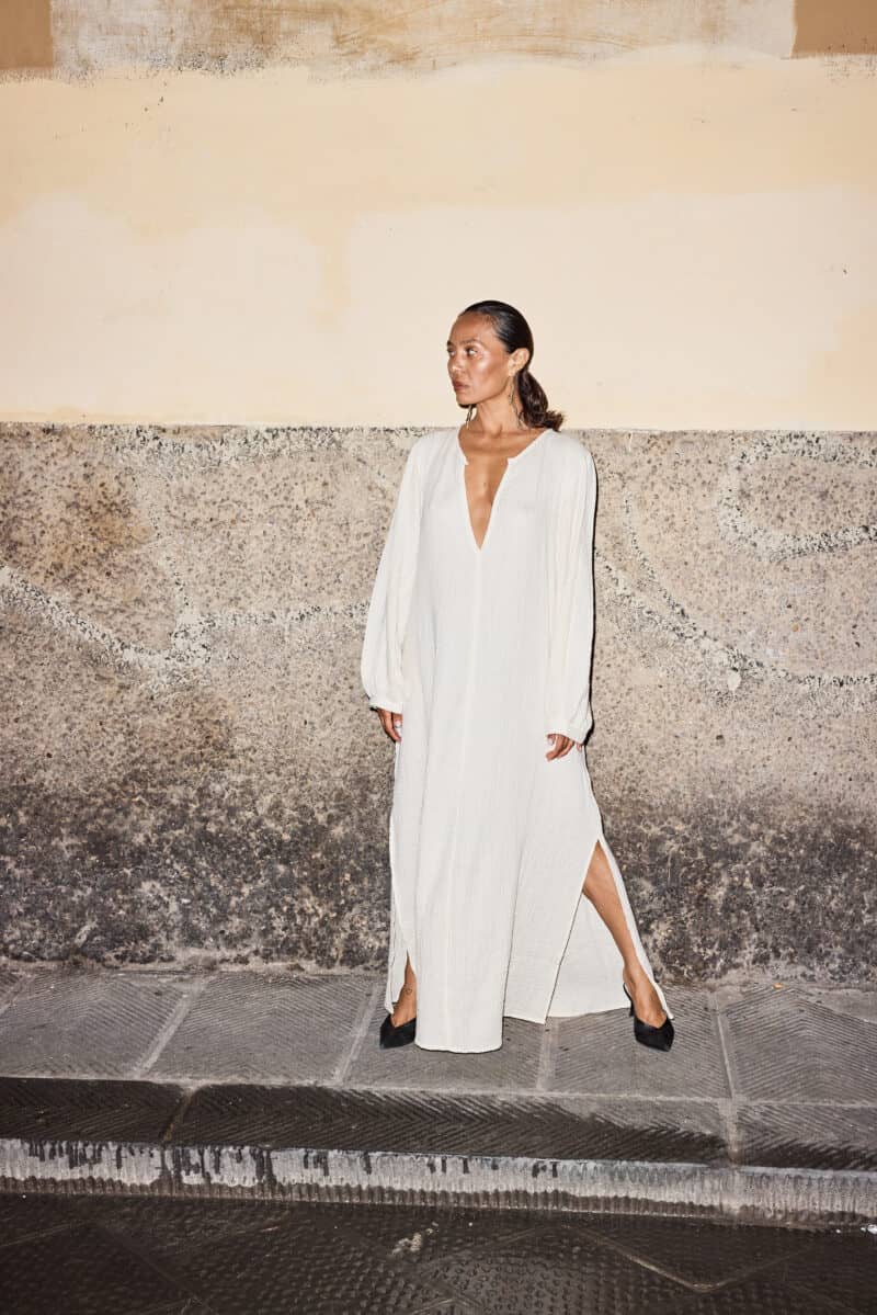 Horizon Caftan Ivory - Image 2
