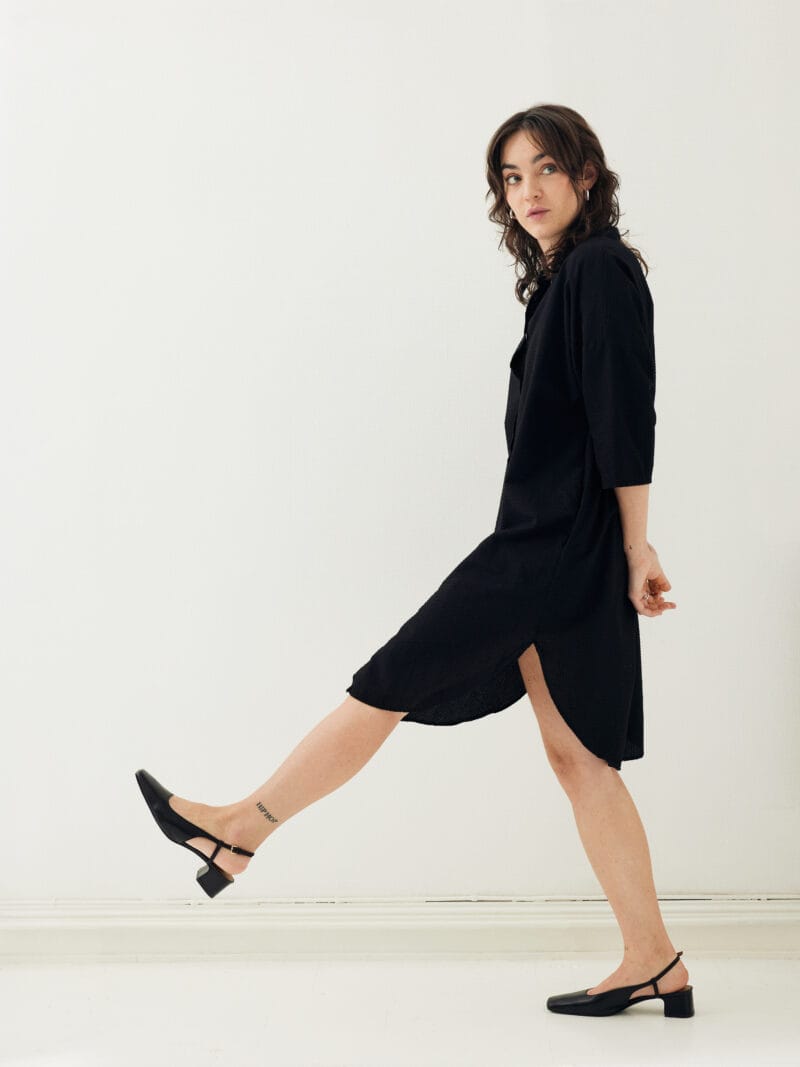 Flow dress seersucker - Image 1