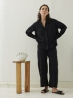 Airy Byxor Lyocell Svart - Bild 3